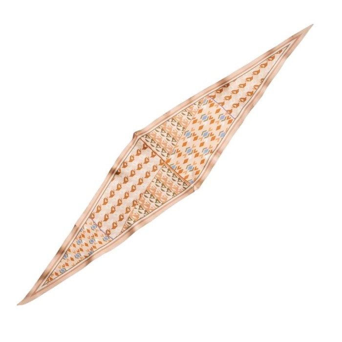 Desert Sand jedwabna apaszka diamond shaped scarf