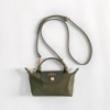 mini torebka shopper oliwkowa Silk Avenue elegancka mała torebka damska z paskiem