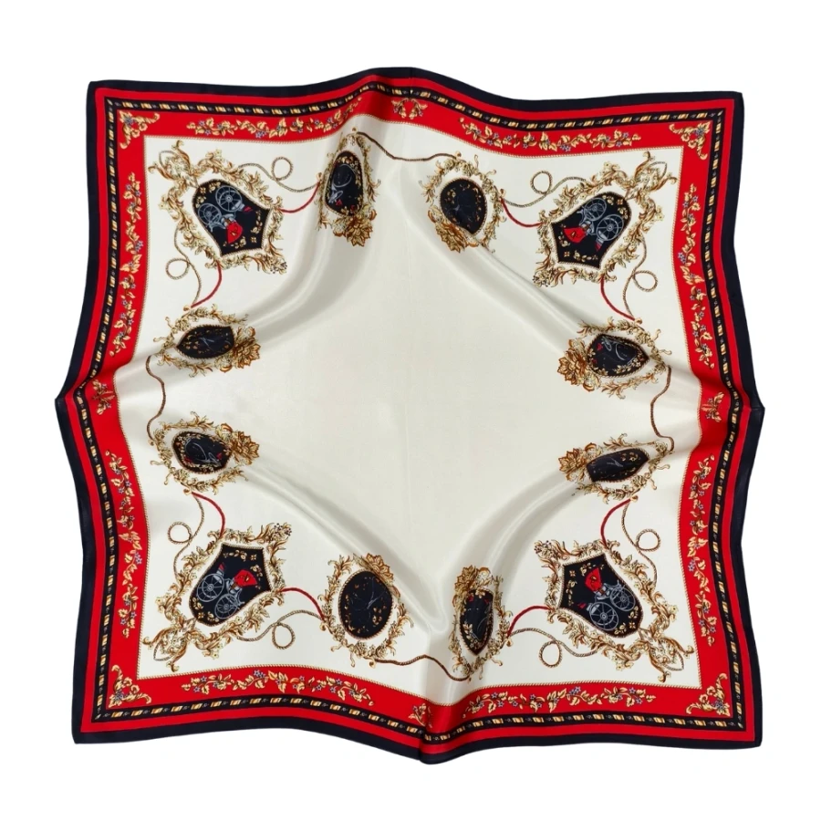 Apaszka jedwabna - 68 cm x 68 cm - Royal Carriage_1.webp