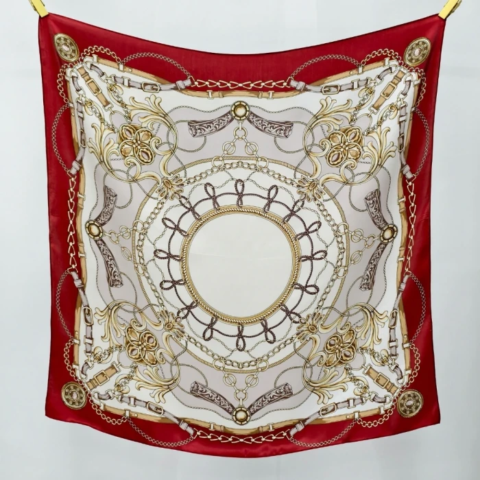 Apaszka jedwabna Royal Ruby 88 × 88 cm_2.webp