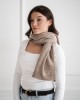 Szalik damski i narzutka 2w1 – 100% wełny, taupe_2.jpg