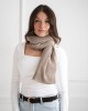 Szalik damski i narzutka 2w1 – 100% wełny, taupe_3.jpg